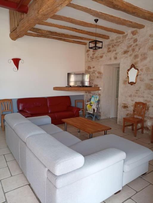 Longere Berrichonne, Calme Absolu, 13 Personnes Villa Saint-Pierre-les-Etieux Luaran gambar